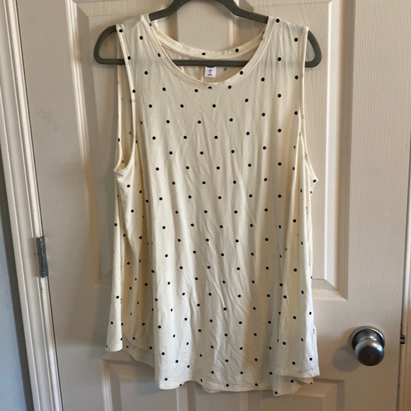 Vista Polka Dot Square Neck Tank main image 1